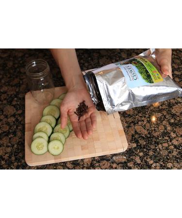 Organic Cloves Whole 3.5 oz - Freshly Harvested Finest Whole Clove Spice (Fairtrade) - Buy Online on SooperMarket.com