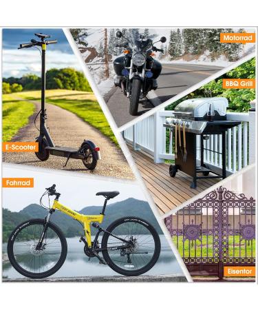 Buy Hongyea 4-Digit Combination Bicycle Lock | 100cm Steel Chain for Maximum Security - Ideal for Motorcycles & Kids' Bikes - Buy Online on SooperMarket.com