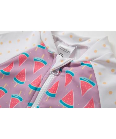 Bonverano Baby Girls UPF 50+ Sunsuit with Sun Cap, Watermelon, 2 Years - Buy Online on SooperMarket.com
