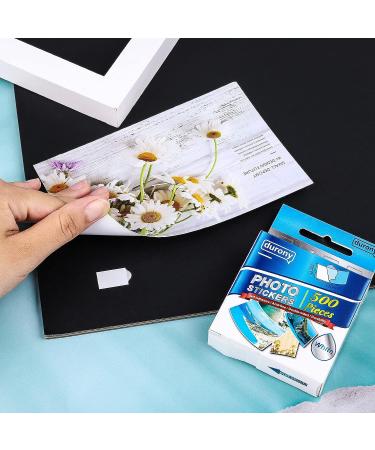 Durony 500-Piece Double-Sided Self Adhesive Photo Tapes for DIY Photo Albums - White Photo Sticker - Buy Online on SooperMarket.com