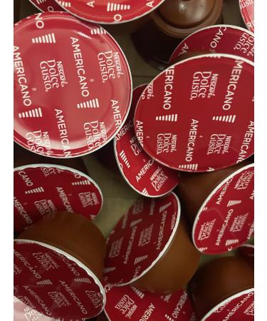 Buy 10 20 30 50 80 & 100 Compatible with Dolce Gusto Coffee Pods : Americano - SOLD LOOSE