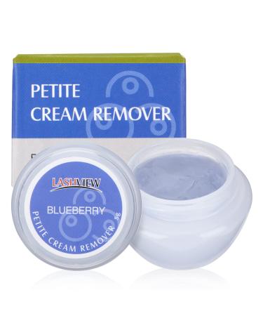 LASHVIEW Eyelash Extension Remover Cream, 5g Glue Remover, Natural Pigment, Professional Eyelashes Extensions Adhesive Remover Cream Type, Fast Dissolution, Eyelash Extension Supplies,Blueberry