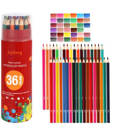 36-Color Watercolor Pencils, Water Color Pencils Set, Artist Drawing Pencils, Colored Pencils for Adult Coloring, Sketch Drawing Pencil Art Supplies, Coloring Pencil Set for Painting,Teens, Child