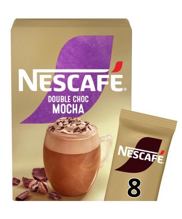 Nescafe Double Choc Mocha Instant Coffee 8 x 20.9g Sachets 100% Responsibly Sourced Coffee