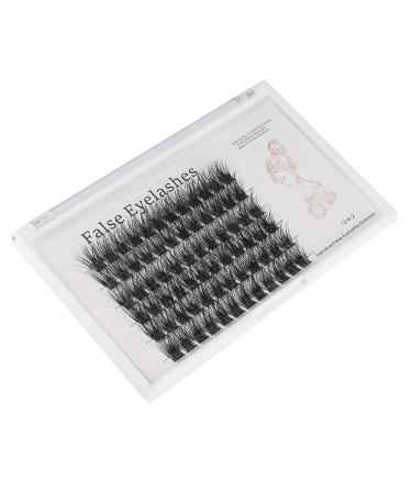 Bodermincer 72pcs 3D Effect Glue Bonded Mink Super Cluster Eyelashes D Curl - 18mm | Home Eyelash Extension Makeup - Buy Online on SooperMarket.com