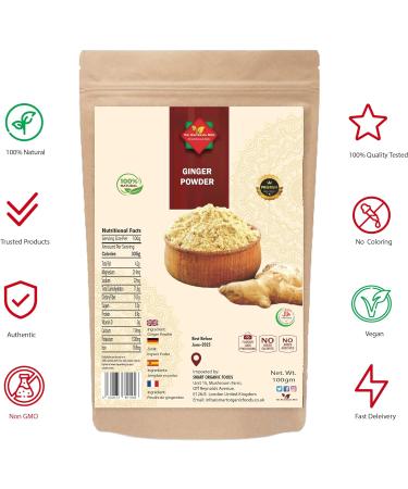 100 g | Ginger Powder Ground Ginger Spices Arabic Chinese Herbs Indian Cooking Curry Spice - Buy Online on SooperMarket.com