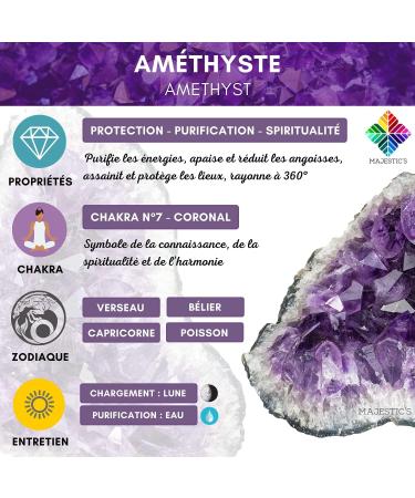 Buy Majestics Amethyst Runes - International Shipping | Healing Crystals & Spiritual Tools - Buy Online on SooperMarket.com