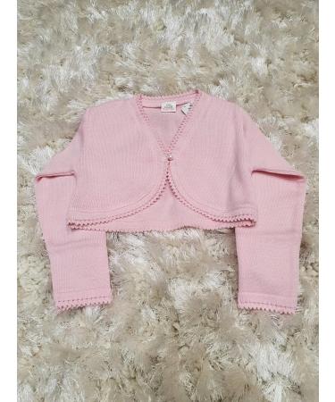 Baby Pink Knitted Cotton Cardigan - Kids Clothing 4 Years - Buy Online on SooperMarket.com