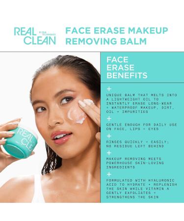 Real Techniques Makeup Removing Balm | Hydrating Cleansing Balm with Hyaluronic Acid & Vitamin A | Remove Stubborn Makeup | 2 fl. oz - Buy Online on SooperMarket.com