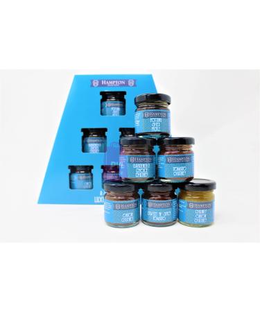 Chutney Gift Set by Hamption | Potting Shed Pickle Gardener's Choice Tomato Onion Bramley Apple Caramelised Onion | Savoury Treat Accompaniment for Food & Cheese Pairing | 6 x 35g Mini Jars