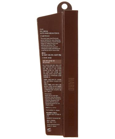 â€œClio Kill Brow Auto Hard Pencil 02 Light Brown - 0.01 oz | Long-lasting Eyebrow Definerâ€‌ - Buy Online on SooperMarket.com
