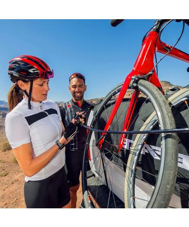 Buy Slope Cable Steel Cable with Eyelet - 1m Long 6mm Thick Black - 2 Pieces for Bicycle Trailer Security - Buy Online on SooperMarket.com