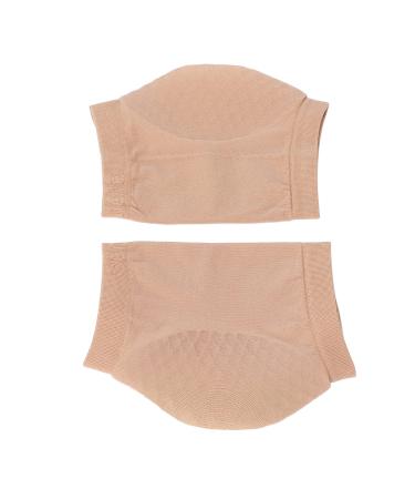 Toe-free spa socks sales socks silicail coating breathable to wear high heels shoes for cracked heels for dry feet for longer standing