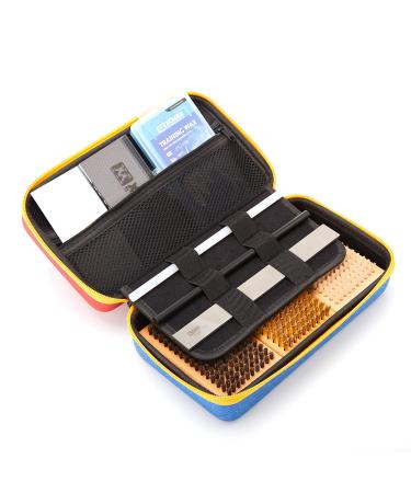XCMAN Complete Brush Set for Ski / Snowboard / Waxing / Tuning Nylon Brass Horsehair Brush Metal Scraper and PTEX Flat File
