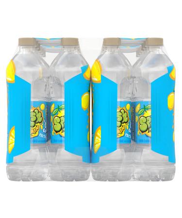 Splash Blast Lemon Flavored Water Beverage - 16.9 Fl Oz Plastic Bottles (24 Pack) - Buy Online on SooperMarket.com