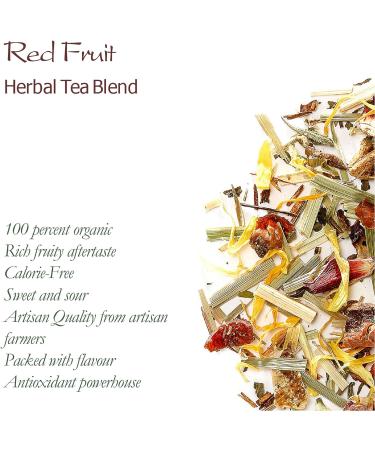 Red Berry Organic Fruit Tea 200g - Fruity Herbal Infusion Tisane | Shop Now - Buy Online on SooperMarket.com