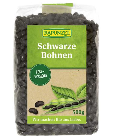 Rapunzel Organic Black Beans (6 x 500 gr) 500 g (pack of 6)