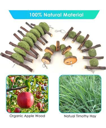 Erkoon Natural Timothy Hay Rabbit & Small Animal Chew Cubes | Dental Care Treats for Hamsters Chinchillas Guinea Pigs & More - Buy Online on SooperMarket.com