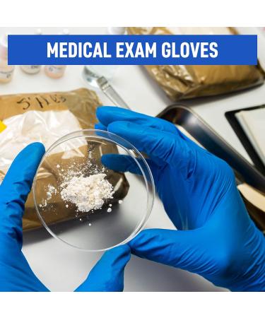 Powder Free Disposable Nitrile Gloves Medium 1000 Pack Case - Blue Medical Exam Glove - Bulk Supply - Buy Online on SooperMarket.com