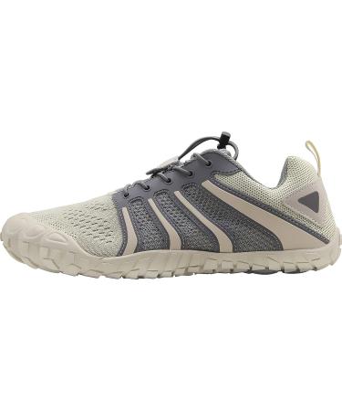 Oranginer Men's Barefoot Shoes - Minimalist Cross Training Shoes for Men - Big Toe Box - Size 6.5, Beige - Buy Online on SooperMarket.com