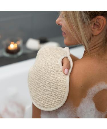 Exfoliating Glove Set with Body Scrub Brush - Dead Skin Remover | UK Seller - Buy Online on SooperMarket.com