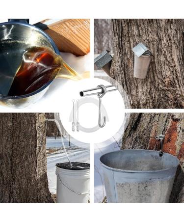 Premium Stainless Steel Maple Syrup Taps - Reusable Tree Water Taps for Family Farms & Gardens - Buy Online on SooperMarket.com