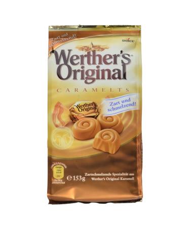 Werther's Original Caramelts (1 x 153g) / Softly melting caramel confectionery