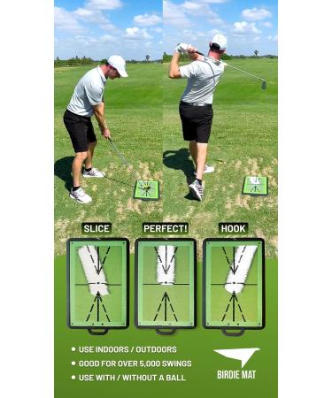 Premium Birdie Mat: Swing Training Mat for Precise Swing Path Analysis and Ball Impact Assessment - Buy Online on SooperMarket.com