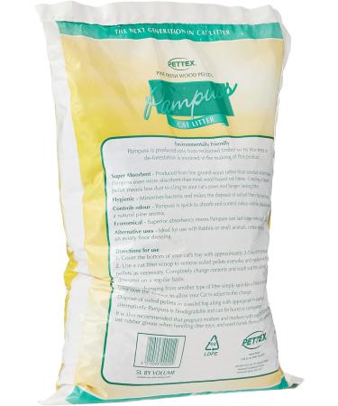 Pettex Pampuss Woodbase Cat Litter 5 Liter - Buy Online on SooperMarket.com