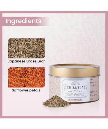 Japanese Chestnut Tea by CHILL TEA Tokyo (30g Loose Leaf)- Japanese Hojicha Loose Leaf Tea Low Caffeine Japanese Green Tea Flavoured Tea- Chestnut Flavour Made in Japan - Buy Online on SooperMarket.com