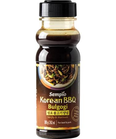 Sempio Korean Bulgogi Marinade Sauce (300g) - authentic sweet & hearty taste.Ideal for Korean BBQ ribs meat & more 300 g (1 Pack)
