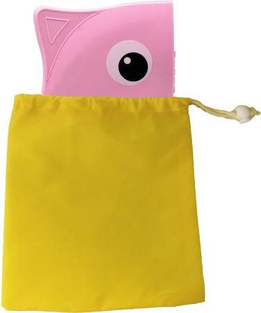 Pokanic Travel Potty Training Seat Cover with Non-Slip Silicone Pads and Carry Bag - Pink | Portable, Reusable Toilet Seat for Kids and Toddlers - Buy Online on SooperMarket.com