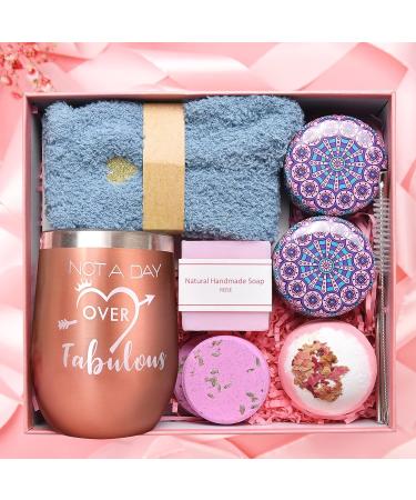 MIYYET Happy Birthday Gifts For Women - 12 Piece Relaxing Spa Gift Basket for Mom, Wife, Sister, and Friends - Top Birthday Present for Her - Buy Online on SooperMarket.com