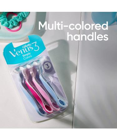 Gillette Venus Simply3 Disposable Razors for Women 8 Count - Close and Comfortable Shave - 8ct - Buy Online on SooperMarket.com