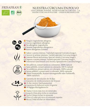 Buy Organic Turmeric Powder 1kg - High Quality Indian Turmeric Root | Turmeric Bio | Golden Kurkuma Spice - Buy Online on SooperMarket.com