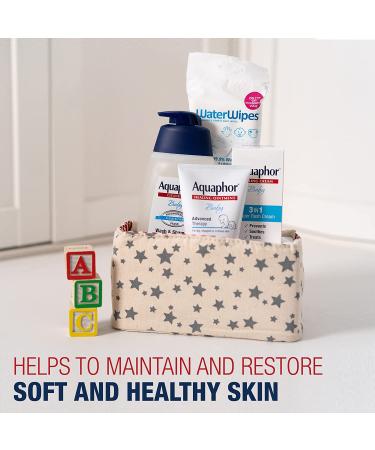 Aquaphor Baby Welcome Baby Gift Set | Free WaterWipes & Bag | Healing Ointment, Wash/Shampoo, 3-in-1 Diaper Rash Cream - Buy Online on SooperMarket.com