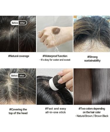 Daeng Gi Meo Ri Ki Gold Quick Hair Cover Cushion (Brown Black) - Fast Shipping Worldwide | Best Hair Concealer - Buy Online on SooperMarket.com