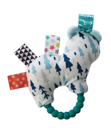 Taggies Arctic Bear Baby Teether Rattle - 5-Inch Original Shake & Teethe Toy - Buy Online on SooperMarket.com