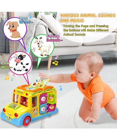 Buy Educational Baby Toys for 1-3 Years | Musical Animal Noises & Movement Bus | Perfect Gifts for 12-18 Months Girls - Buy Online on SooperMarket.com