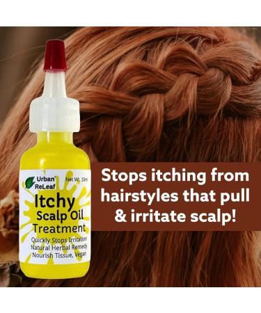 Urban ReLeaf Itchy Scalp Oil Treatment | Soothe Irritation for Braids Wigs & More | Natural Herbal Remedy Made in USA - Buy Online on SooperMarket.com