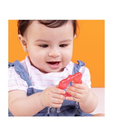 Bright Starts Stay Cool Teethers - Cooling Bite Rings BPA-Free Silicone Long-Lasting Multicolored - Turquoise/Blue/Red for Babies - Buy Online on SooperMarket.com