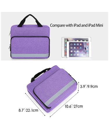 Trunab Padded Stethoscope Case Small First Aid Kit Bag Empty Hold Two Stethoscopes Compatible with 3M Littmann/MDF/ADC Ideal for Home Car Camping and Hiking Purple - Buy Online on SooperMarket.com