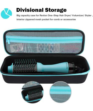 Wallfire Hard EVA Travel Case for One-Step Hair Dryer Brush & Volumizer Styler - Durable Black Storage Pocket - Perfect Travel Companion - Buy Online on SooperMarket.com