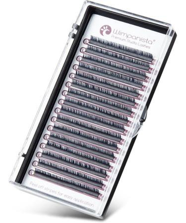 Volume Eyelashes - Silk D Curl 0.03mm Extensions | 16 Stripes | Wimpanista 11mm - Buy Online on SooperMarket.com