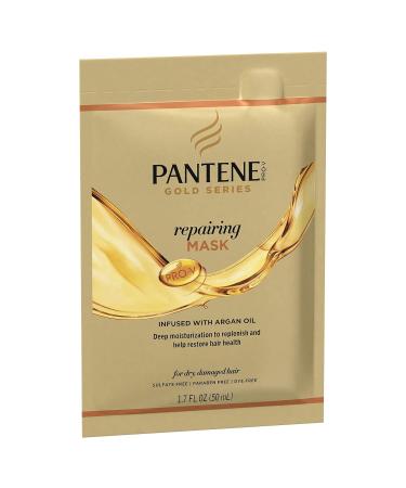 Pantene Pro-V Gold Series Repairing Mask with Argan Oil - 1.7 fl oz (Pack of 10) - Buy Online on SooperMarket.com
