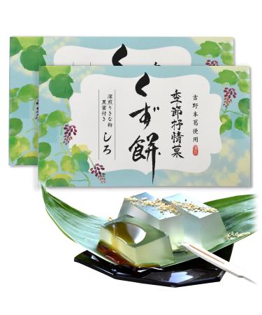 Japanese sweets traditional wagashi dessert  Kuzu Mochi - 2pacs of 183g in 1BOXYAMASAN