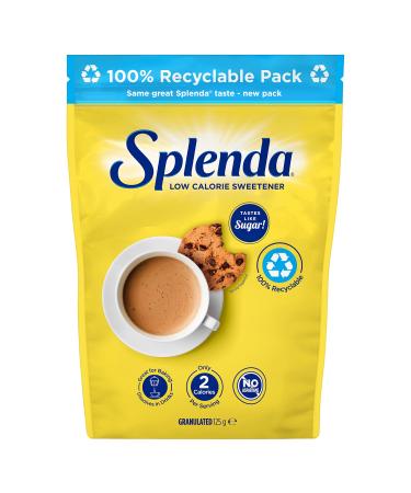 SPLENDA No Calorie Sweetener Granulated Sugar Substitute 125g Pouch