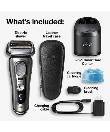 Braun Electric Razor for Men Series 9 Pro 9465cc Wet & Dry Electric Foil Shaver & All-In-One Style Kit Series 9 9440 13-in-1 Trimmer for Men with Beard Trimmer - Buy Online on SooperMarket.com