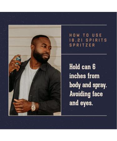 18.21 Man Made Men s Spirits Spritzer 3.4 oz. - Long-Lasting All Over Body Spray with Masculine Aromatics - Gifts for Him Absolute Mahogany - Buy Online on SooperMarket.com
