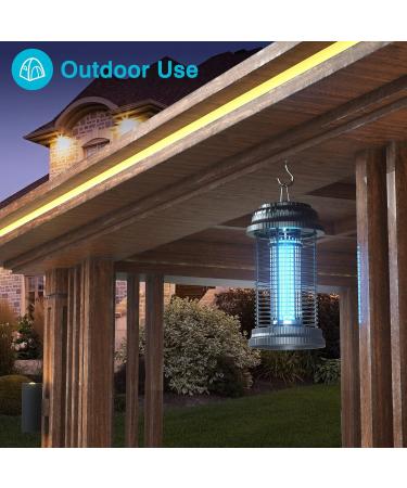 Palone 20W IPX4 Waterproof Electric Insect Killer - UV Mosquito Trap & Fly Trap for Indoor and Eaves Protection - Buy Online on SooperMarket.com